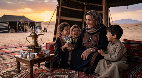 صورة كافر مقال (أم الدلالي) - الشاعر فلاح بن صبح  .. الكويت